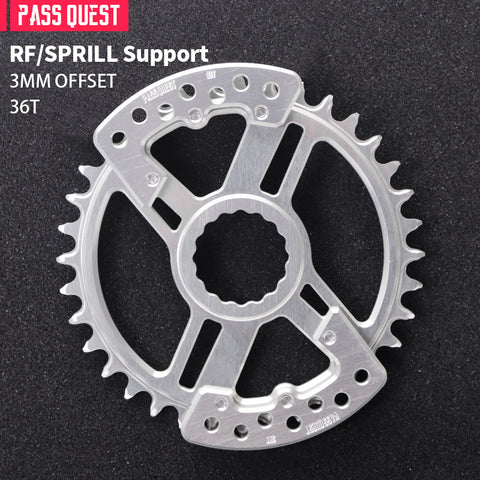 PASS QUEST specification narrow wide tooth belt guard plate/shimano/race face/easton