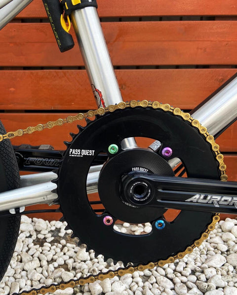 PASS QUEST For ROTOR 110BCD Round AERO Narrow Wide Chainring
