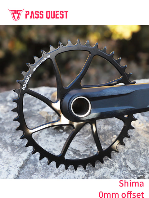 SHIMANO (0mm offset) Round Narrow Wide Chainring