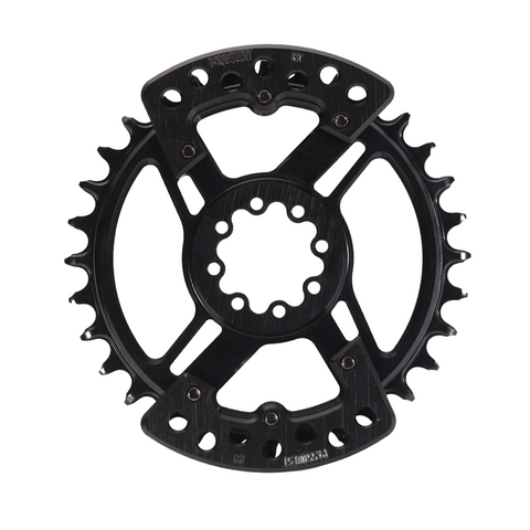 PASS QUEST new XX Eagle 8-nail specification narrow wide tooth belt guard plate for FORCE mount cranks