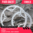 Load image into Gallery viewer, 130BCD (5-bolt HOLLOW) 2X Sprocket Round Road Bike Foldable Bicycle 11-12 speed Gravel bike