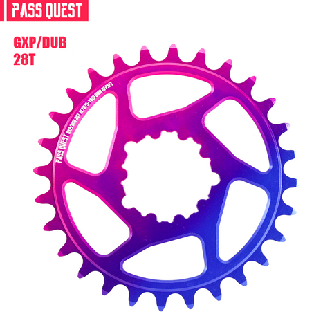 PASS QUEST 104BCD and SRAM 3 Bolt single speed chainring DJ dedicated
