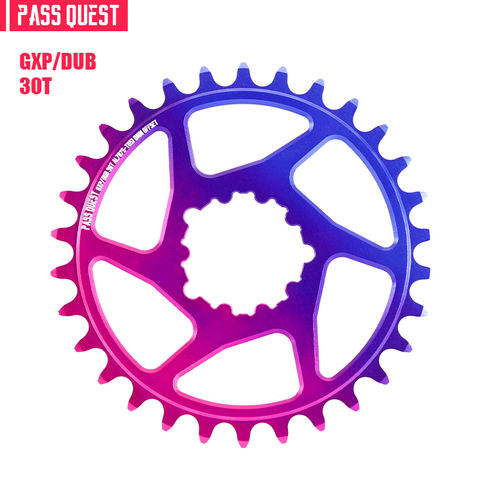 PASS QUEST 104BCD and SRAM 3 Bolt single speed chainring DJ dedicated