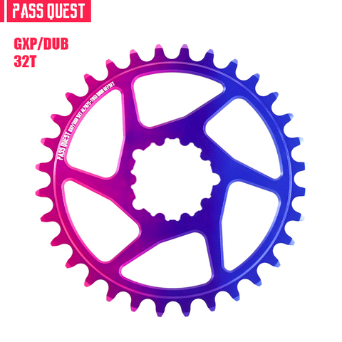PASS QUEST 104BCD and SRAM 3 Bolt single speed chainring DJ dedicated