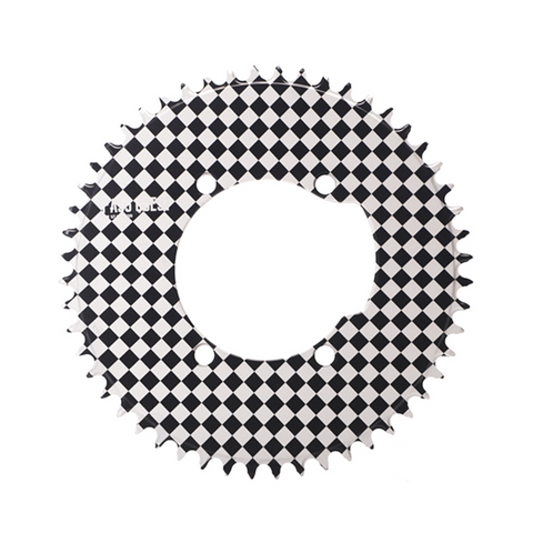 SHIMANO 110BCD (4-bolt ) Checkerboard  Narrow Wide Chainring