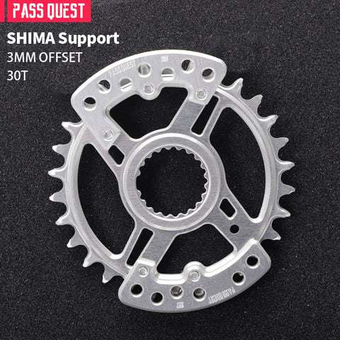 PASS QUEST specification narrow wide tooth belt guard plate/shimano/race face/easton