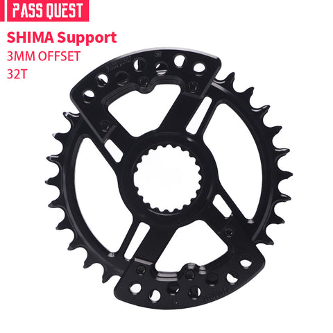 PASS QUEST specification narrow wide tooth belt guard plate/shimano/race face/easton