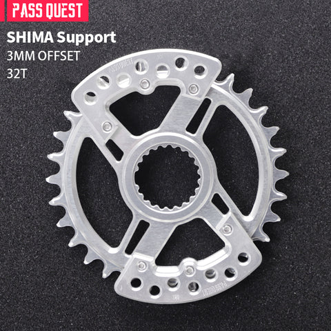 PASS QUEST specification narrow wide tooth belt guard plate/shimano/race face/easton