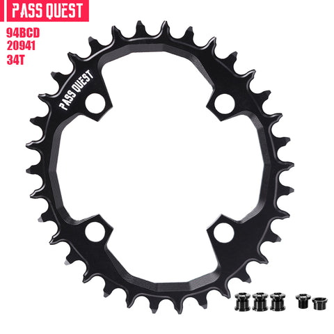PASS QUEST For SRAM 94 BCD Oval Narrow Wide Chainring