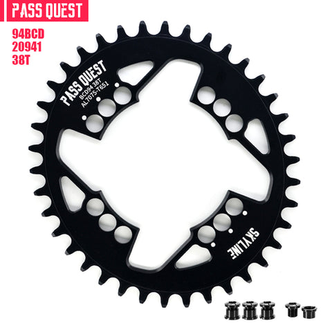 PASS QUEST For SRAM 94 BCD Oval Narrow Wide Chainring