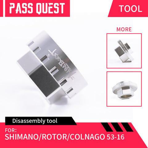 PASS QUEST shimano rotor colnago FSA Cannondale Direct mount chainring tool