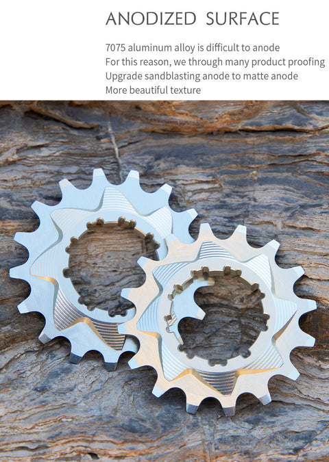 PASS QUEST Soil Slope Bicycle Singled Flywheel For Shimano 10S Chain