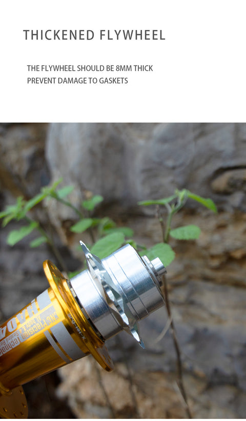 PASS QUEST Soil Slope Bicycle Singled Flywheel For Shimano 10S Chain
