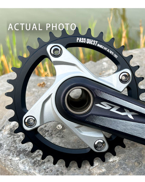 PASS QUEST 104BCD and SRAM 3 Bolt single speed chainring DJ dedicated