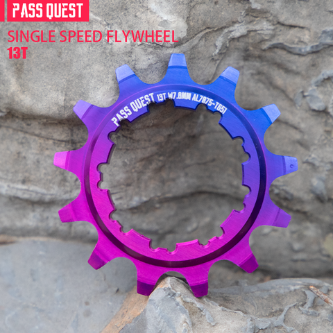 PASS QUEST Soil Slope Bicycle Singled Flywheel For Shimano 10S Chain