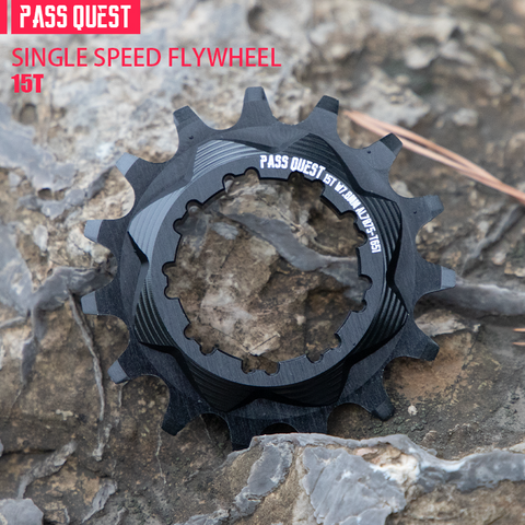 PASS QUEST Soil Slope Bicycle Singled Flywheel For Shimano 10S Chain