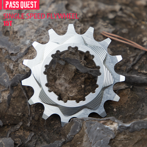 PASS QUEST Soil Slope Bicycle Singled Flywheel For Shimano 10S Chain