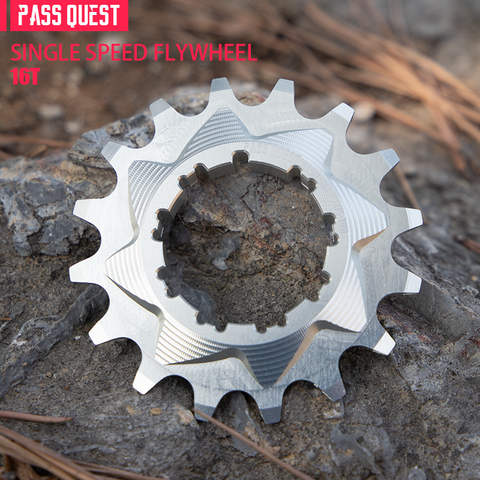 PASS QUEST Soil Slope Bicycle Singled Flywheel For Shimano 10S Chain