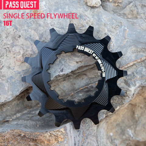 PASS QUEST Soil Slope Bicycle Singled Flywheel For Shimano 10S Chain