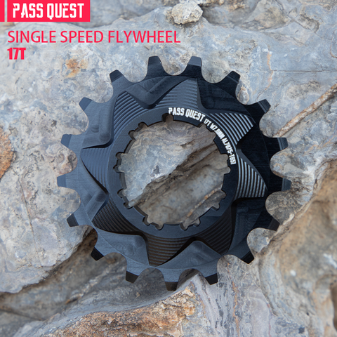 PASS QUEST Soil Slope Bicycle Singled Flywheel For Shimano 10S Chain