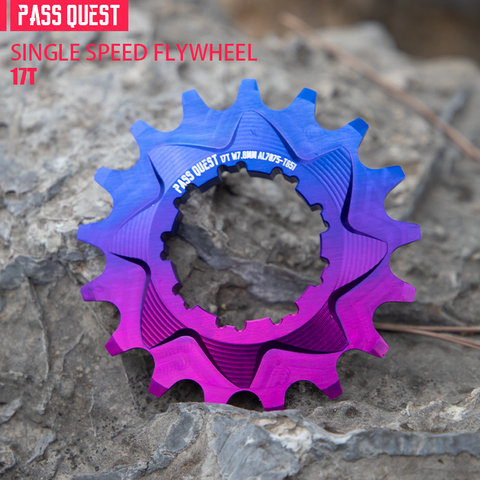 PASS QUEST Soil Slope Bicycle Singled Flywheel For Shimano 10S Chain