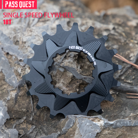 PASS QUEST Soil Slope Bicycle Singled Flywheel For Shimano 10S Chain