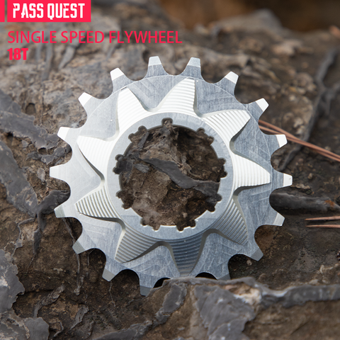 PASS QUEST Soil Slope Bicycle Singled Flywheel For Shimano 10S Chain