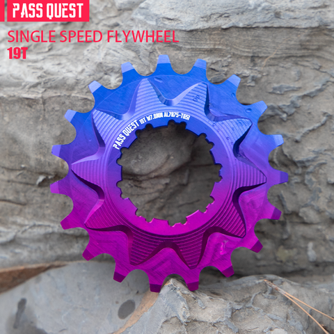 PASS QUEST Soil Slope Bicycle Singled Flywheel For Shimano 10S Chain