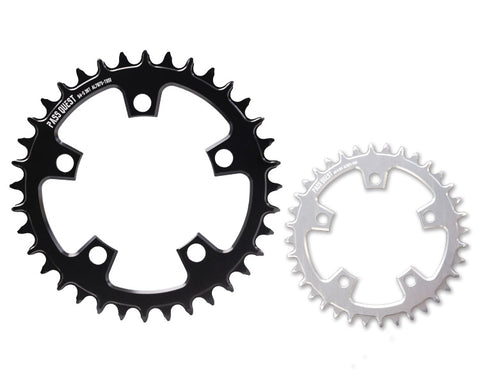 PASS QUEST 94 BCD (5-bolt) Hollow Round Narrow Wide Chainring