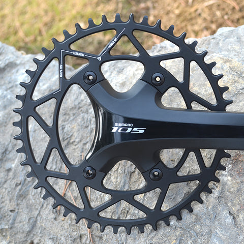 SHIMANO X110 BCD (4-bolt Hollow) Oval/Round Narrow Wide Chainring