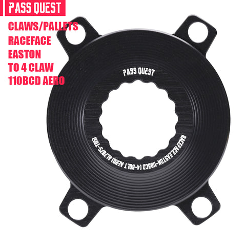 PASS QUEST Adapter Converter for RACEFACE/EASTON to 110BCD 4 claw AXS