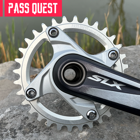 PASS QUEST 104BCD and SRAM 3 Bolt single speed chainring DJ dedicated