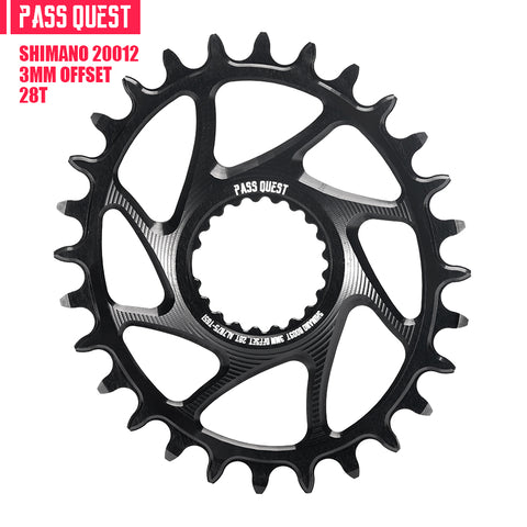SHIMANO BOOST (3mm offset) Oval Narrow Wide Chainring