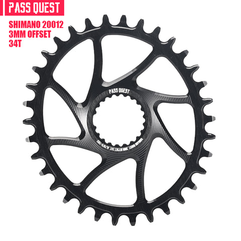 SHIMANO BOOST (3mm offset) Oval Narrow Wide Chainring