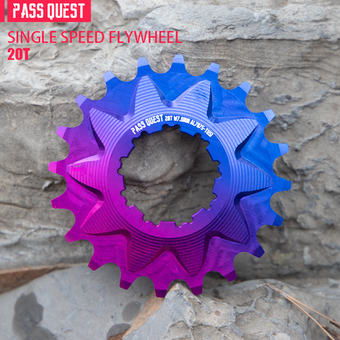 PASS QUEST Soil Slope Bicycle Singled Flywheel For Shimano 10S Chain