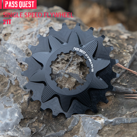 PASS QUEST Soil Slope Bicycle Singled Flywheel For Shimano 10S Chain