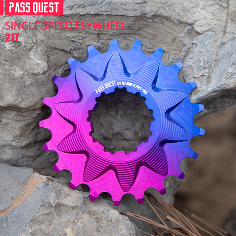 PASS QUEST Soil Slope Bicycle Singled Flywheel For Shimano 10S Chain