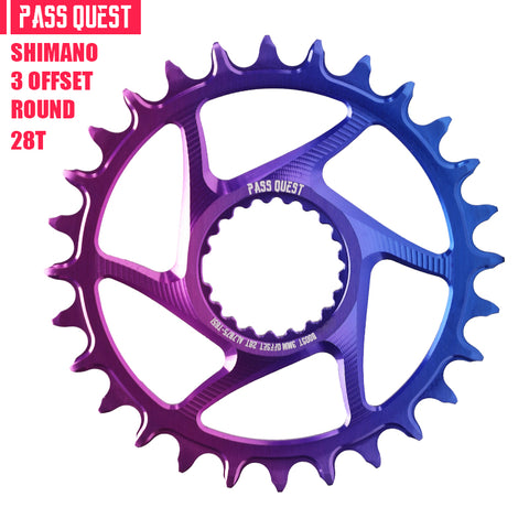 SHIMANO BOOST (3mm offset) Oval /Round Narrow Wide Chainring