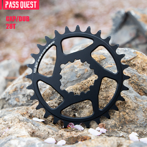 PASS QUEST 104BCD and SRAM 3 Bolt single speed chainring DJ dedicated