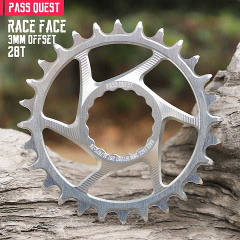 RACE FACE (3mm offset ) Hollow Round Narrow Wide Chainring 28-48T