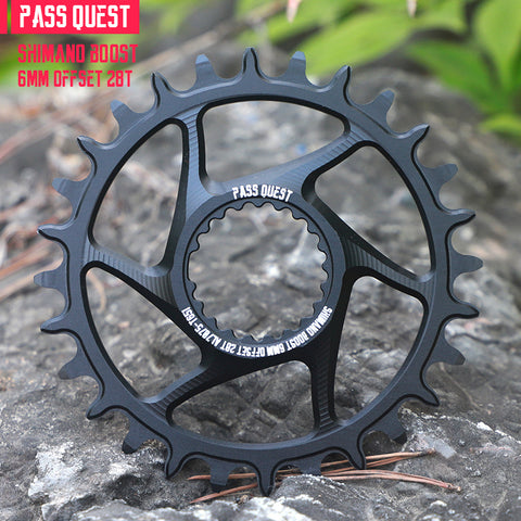 SHIMANO BOOST (6mm offset) Round Hollow Narrow Wide Chainring 28-36T