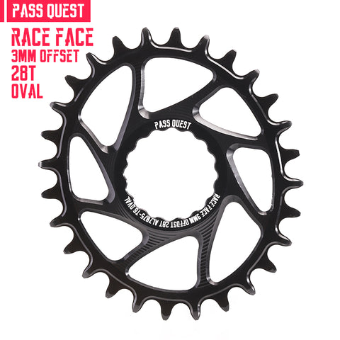 RACE FACE direct mount (3mm offset ) Hollow Oval Narrow Wide Chainring