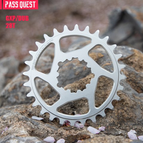 PASS QUEST 104BCD and SRAM 3 Bolt single speed chainring DJ dedicated