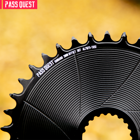 SHIMANO BOOST (3mm offset) AERO Round Narrow Wide Chainring 28-38T
