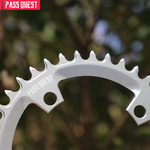 104BCD Round Hollow Silver Mountain Bike Narrow Wide Chainring