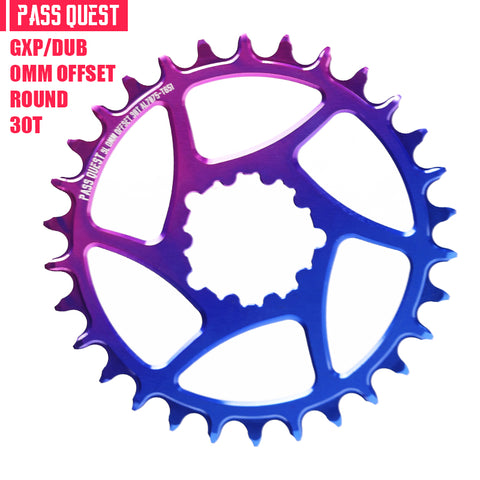 SRAM 3 Bolt (0mm offset) Round Narrow Wide Chainring