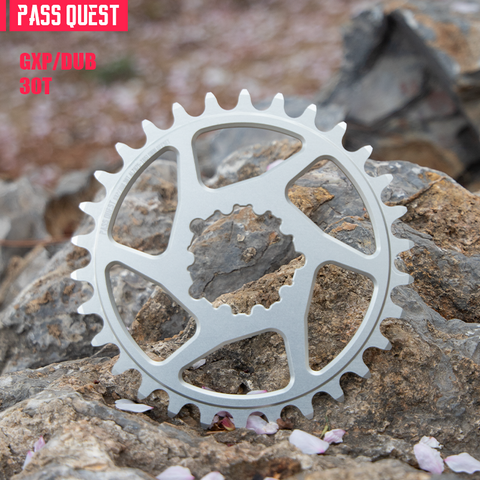 PASS QUEST 104BCD and SRAM 3 Bolt single speed chainring DJ dedicated