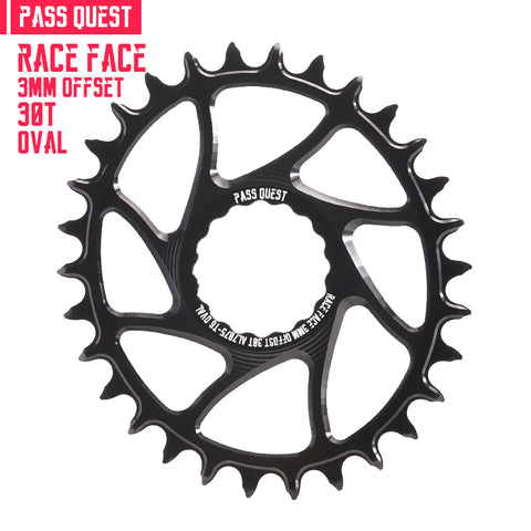 RACE FACE direct mount (3mm offset ) Hollow Oval Narrow Wide Chainring