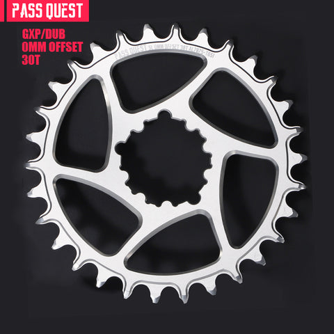 SRAM 3 Bolt (0mm offset) Round Hollow Narrow Wide Chainring 30-48T