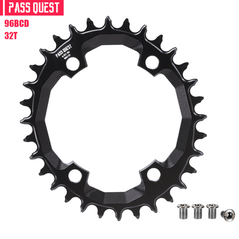 PASS QUEST Non-Standard 96BCD For Shimano Oval Narrow Wide Chainring